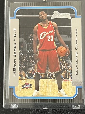 LeBron James Rookie Card Bowman #123 | eBay