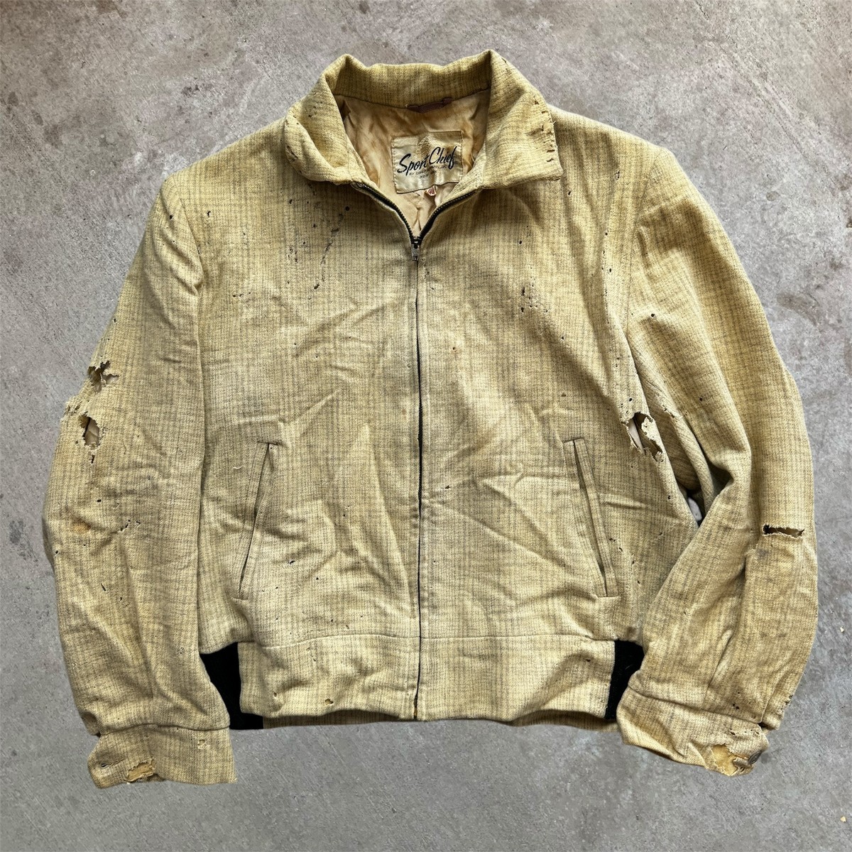 Vintage 50s Sport Chief Jacket Mens Large Rockabilly Ricky Jacket