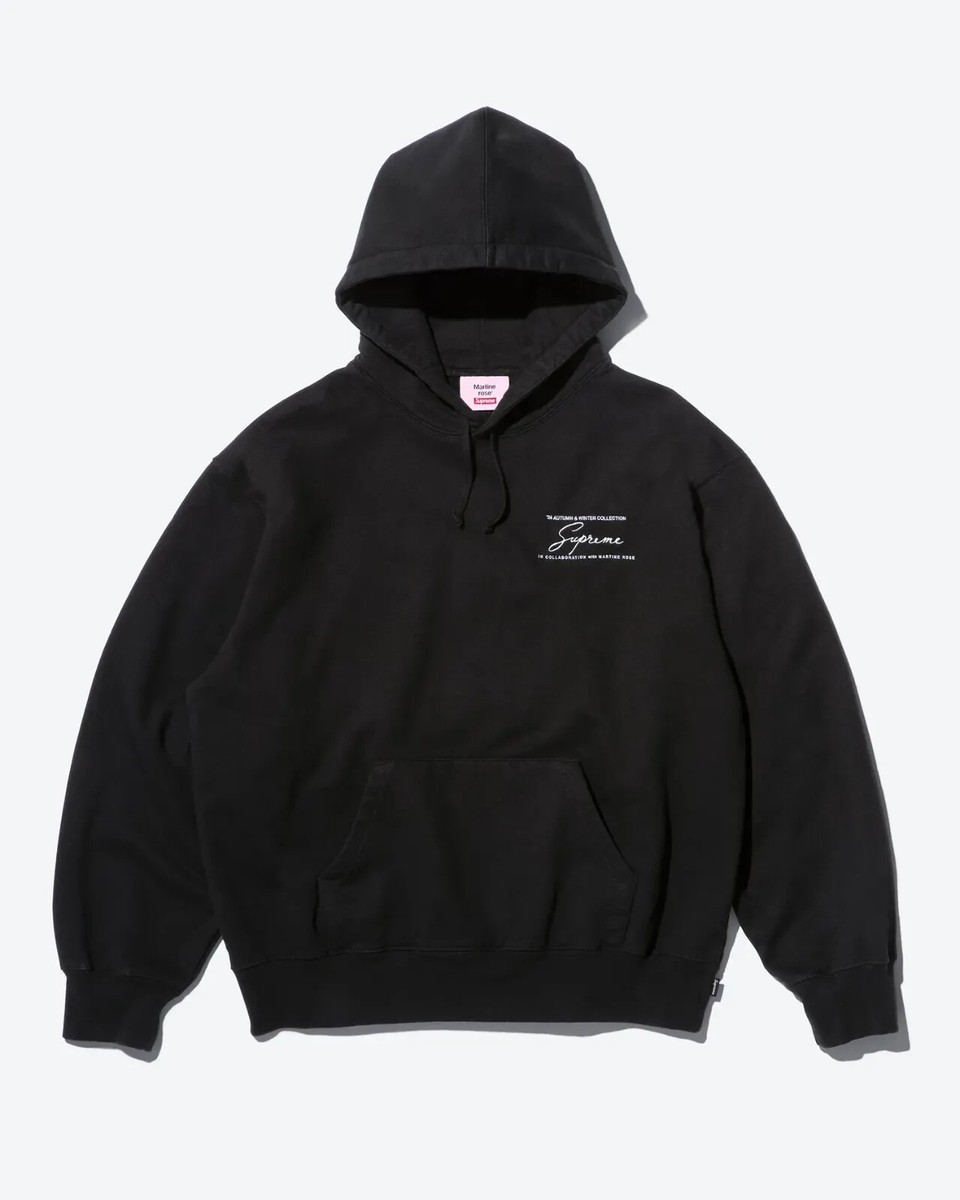 Supreme x Martine Rose Hooded Sweatshirt Black Navy Red 2colors