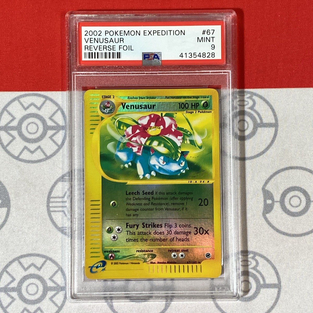 PSA 9 Venusaur 67/165 Reverse Holo 2002 Pokemon Expedition