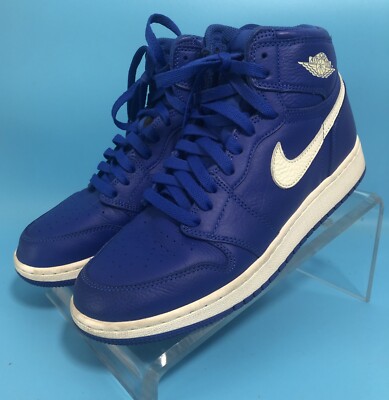 Nike Air Jordan 1 Retro High OG Hyper Royal Blue Youth Size 7Y