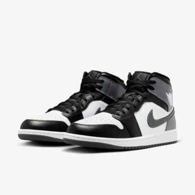 New Nike Air Jordan 1 Mid Shoes - Black/ Iron Grey (DQ8426-001) | eBay