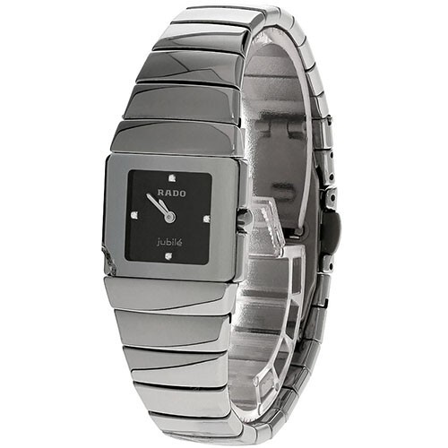 Rado Jubile Black Dial Ceramic Bracelet Women's Watch 153.0334.3