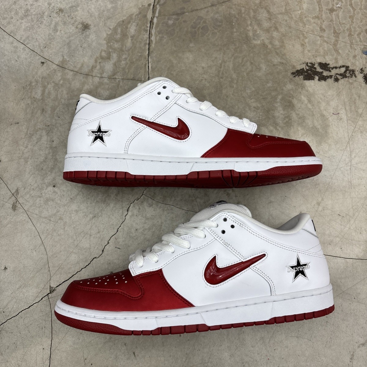 Size 11 - Supreme x Nike Dunk SB Low Varsity Red for sale online
