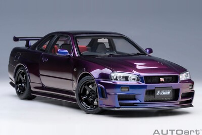 NISSAN SKYLINE GT-R (R34) NISMO Z-TUNE MIDNIGHT PURPLE III AUTOart