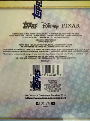 2025 Topps Chrome Disney MEGA Box Sealed - SHIPS TODAY - In Hand