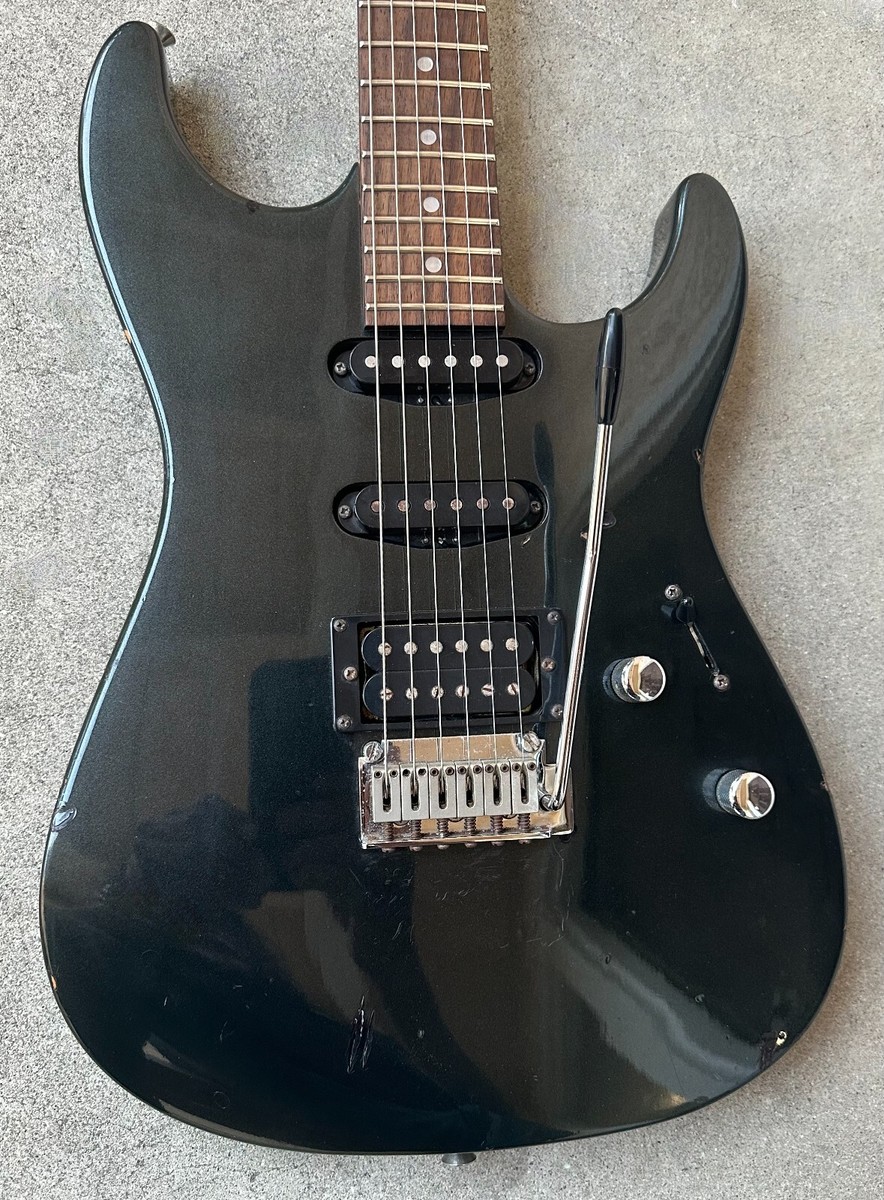 2001 Squier Stagemaster Showmaster Black Metallic HSS Standard