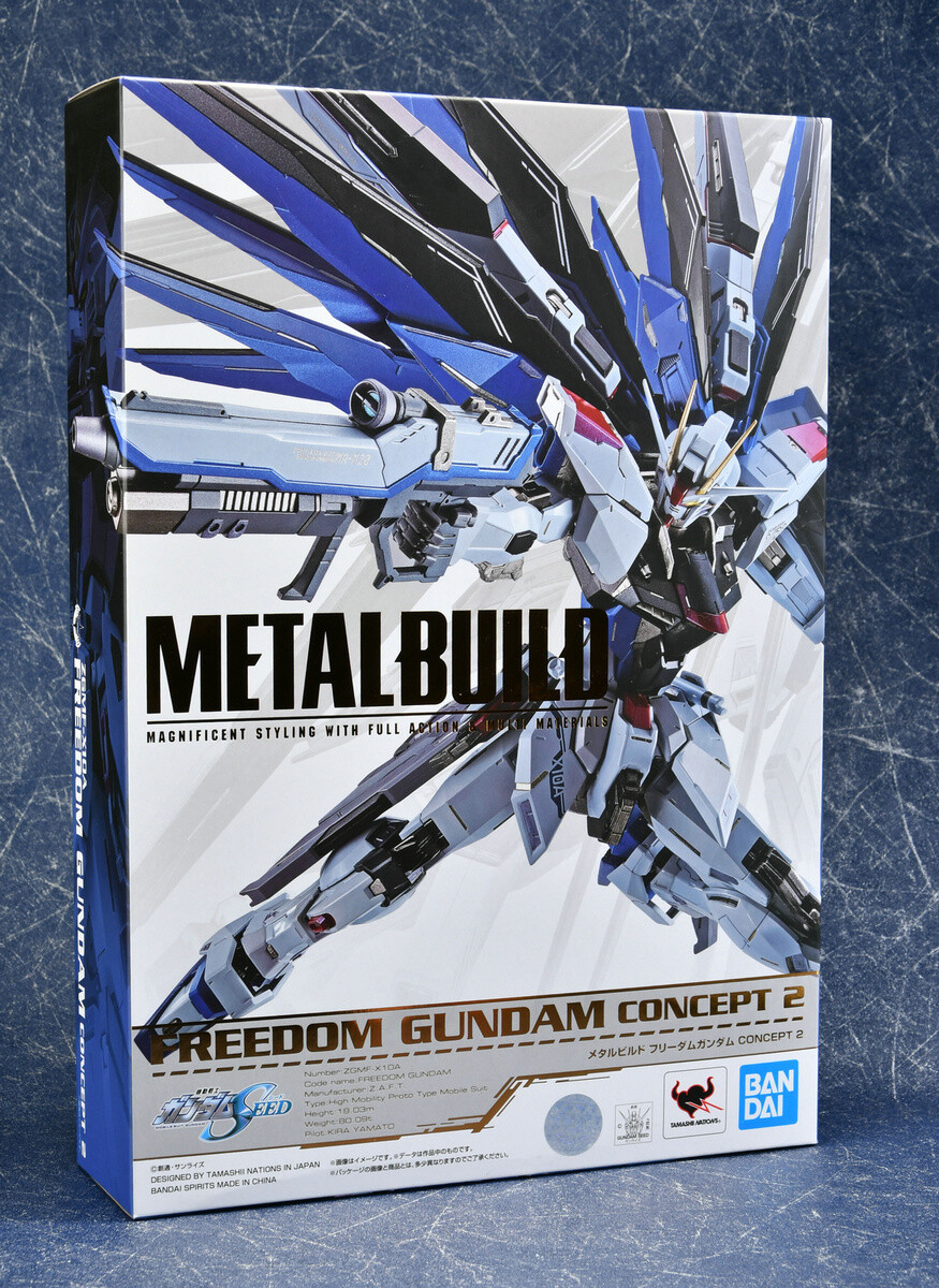 Bandai Metal Build Freedom Gundam Concept 2 Model Genuine