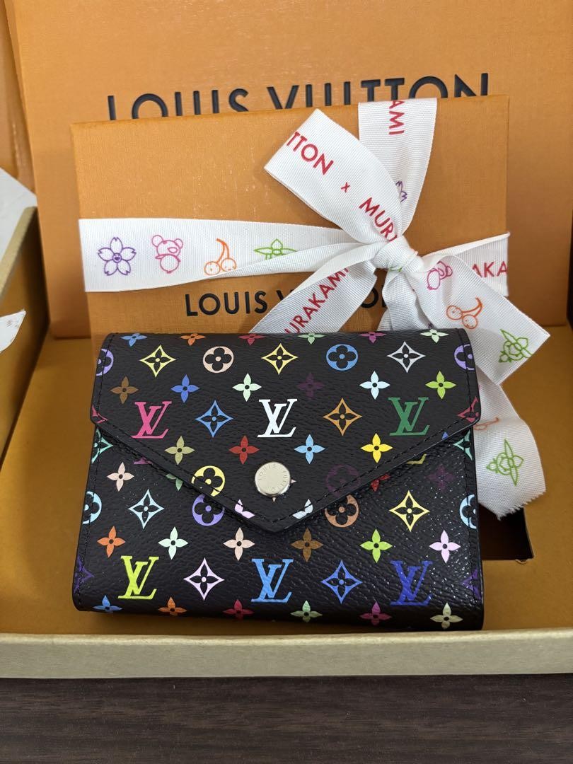 LOUIS VUITTON × Takashi Murakami Portefeuille Victorine Wallet
