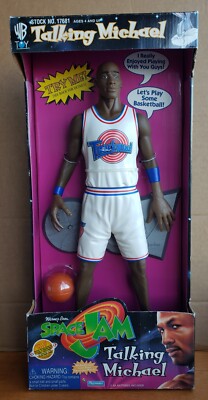Vintage Space Jam Talking Michael Jordan Action Figure Doll Toy 15