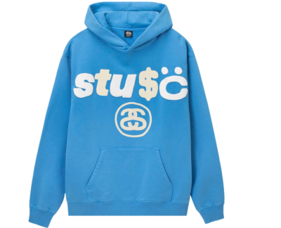 Stussy x CPFM 8 Ball Pigment Dyed Hoodie Blue XL | eBay