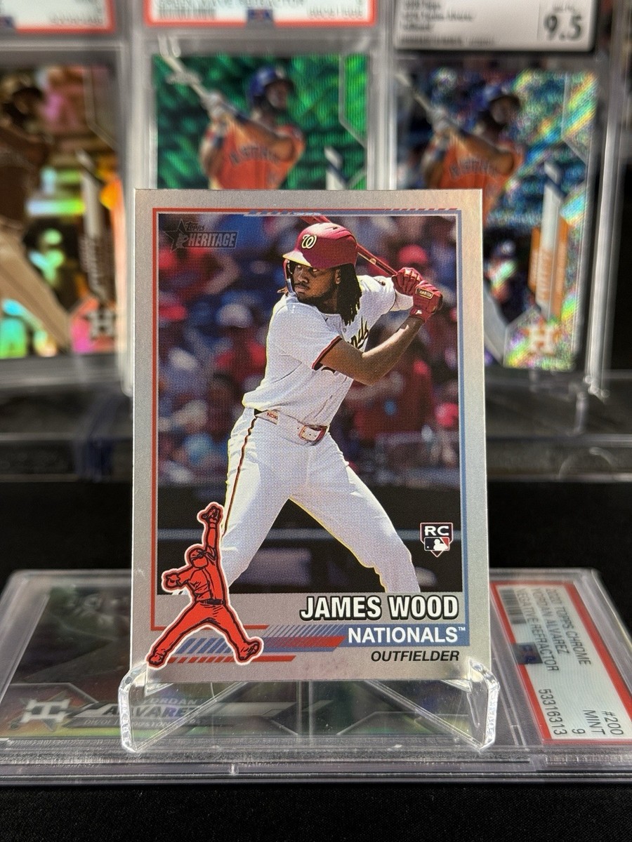 2025 Topps Heritage 1976 Redefined #76R-11 James Wood RC Holo SP