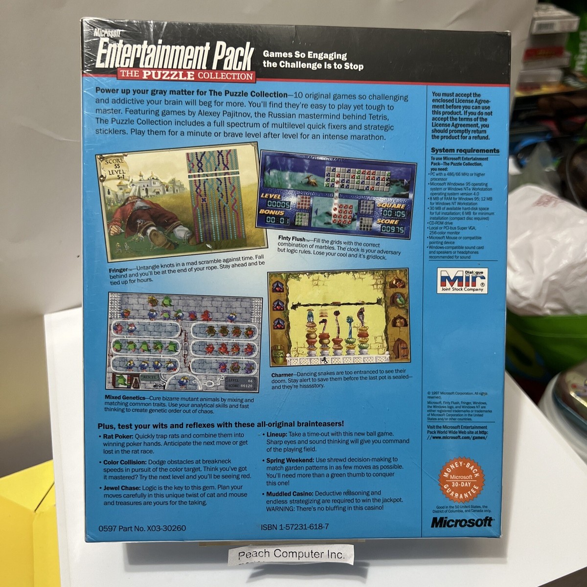 Microsoft Entertainment Pack: The Puzzle Collection PC, 1997