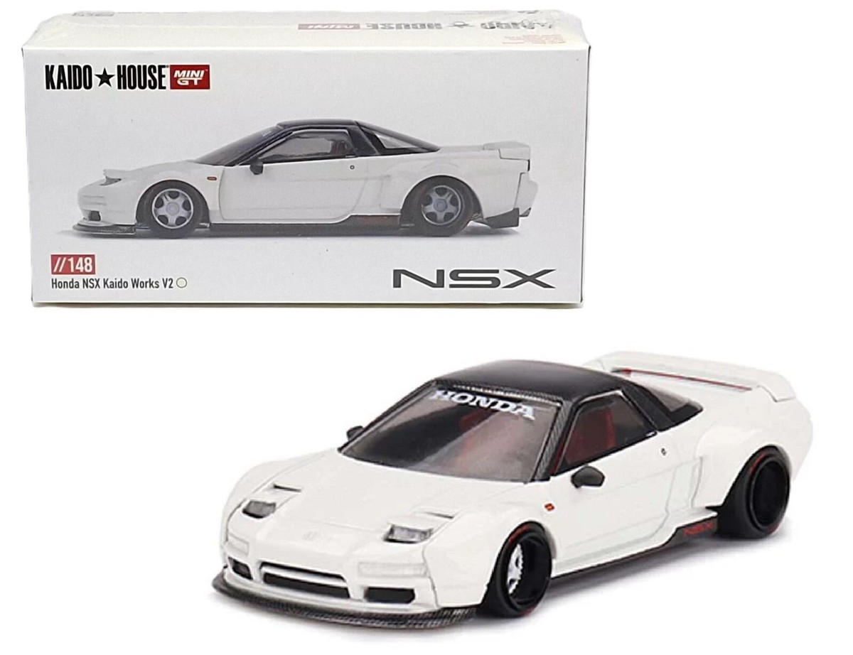 Kaido House x Mini GT 1:64 Honda NSX (NA1) Kaido WORKS V2 White
