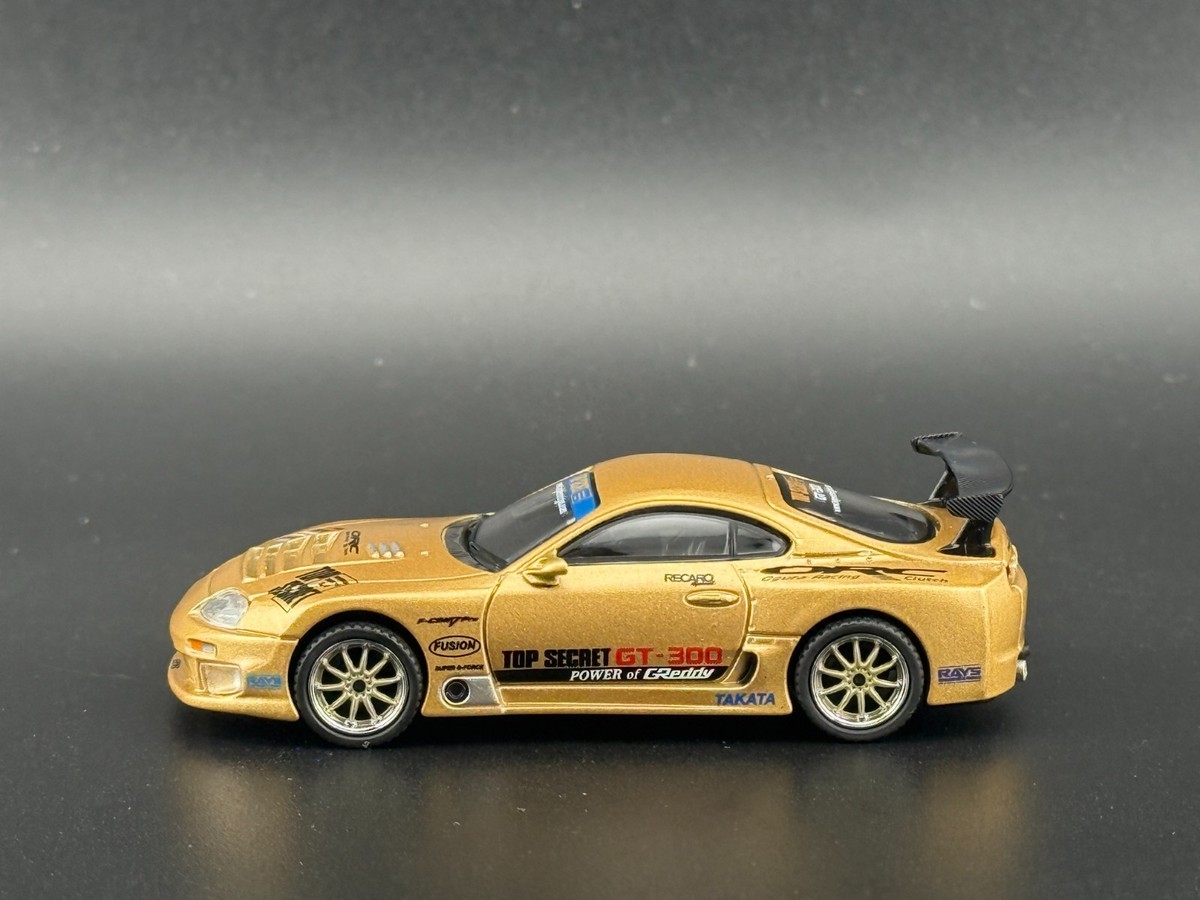 Mini GT Toyota Supra (A80) Top Secret GT-300 – Top Secret Gold