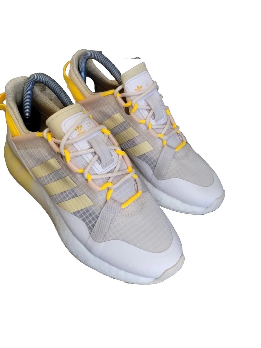 Adidas ZX 2k Boost Pure Wonder White Orange Tint GZ7875 Sz 8 $200+