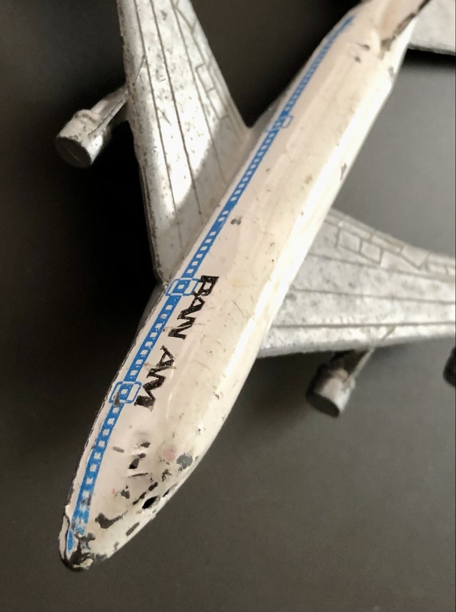 VINTAGE PAN AM BOEING 747 SP DIECAST METAL TOY PLANE AIRCRAFT HONG
