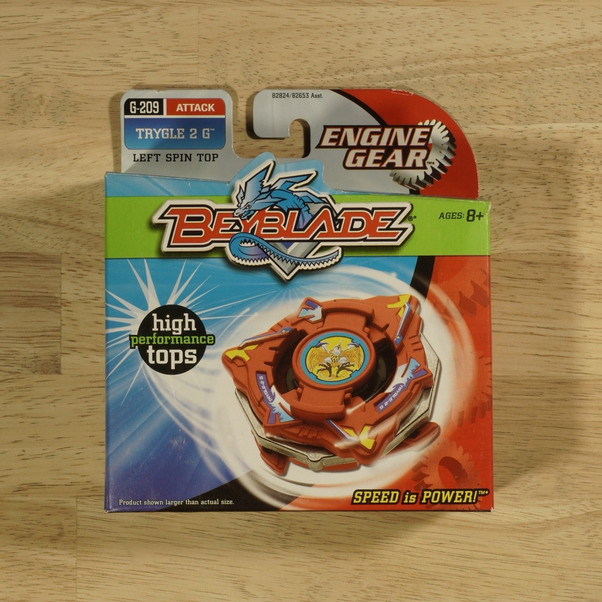EXTREMELY RARE - 2005 Hasbro Beyblade G-Revolution G-209 Trygle 2