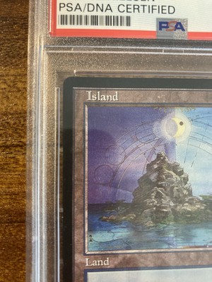 MTG✨Artist Signed GURU ISLAND✨Guru Lands Promo PSA Certified