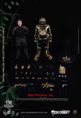 Soldier Story SS122 FW Modern Exo-Skeleton Armor Suit Test01 1/6