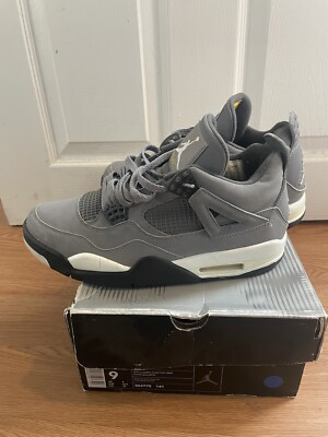 Jordan 4 Cool Grey 4's 2004 676556052598| eBay