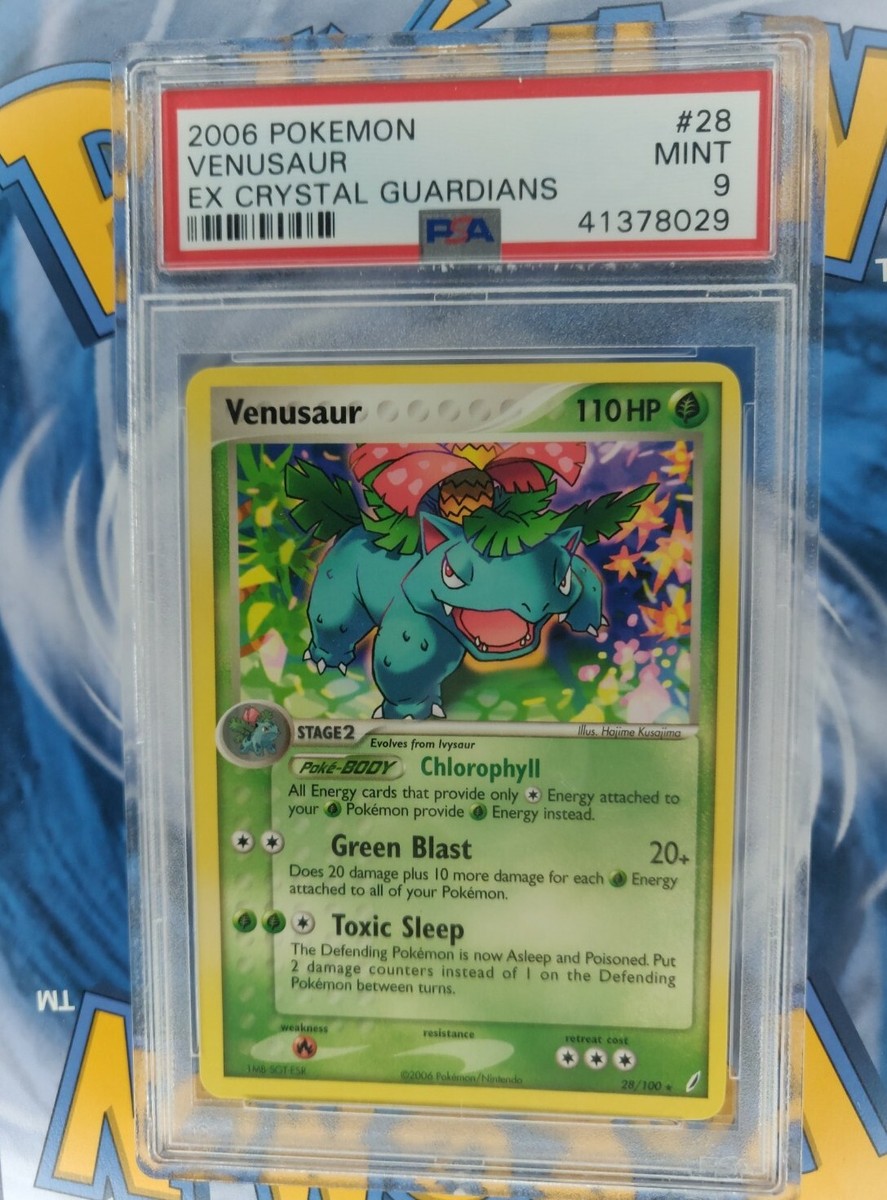 Pokemon Card 2006 Pokemon Ex Crystal Guardians Venusaur NONHOLO