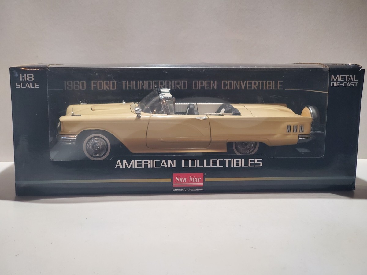 Sun Star 1960 Ford Thunderbird Convertible 1:18 Diecast Model Car