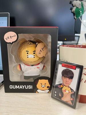 AUTHENTIC] T1 KAKAO KEYCHAIN DOLL CARD SET FAKER DORAN KERIA