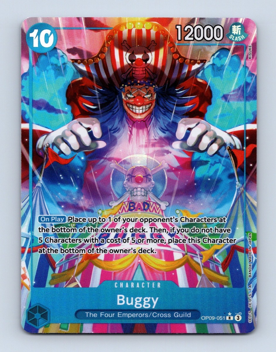 Buggy OP09-051 Parallel Alt Art One Piece Card English | eBay