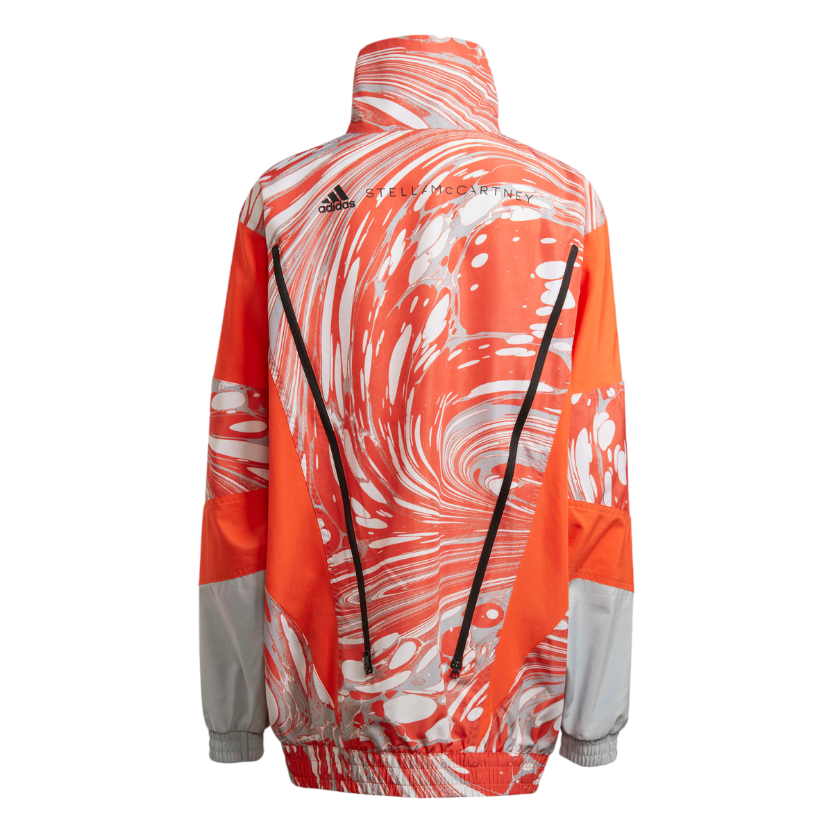 Adidas by Stella McCartney Orange Printed Woven Track Top Jacket