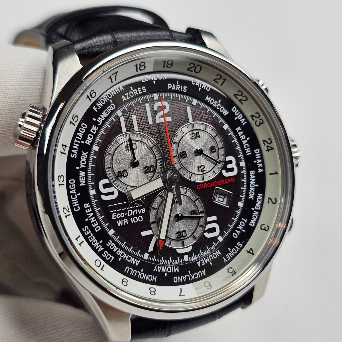 Citizen AT0361-06E Eco Drive Men's Chronograph Watch for sale