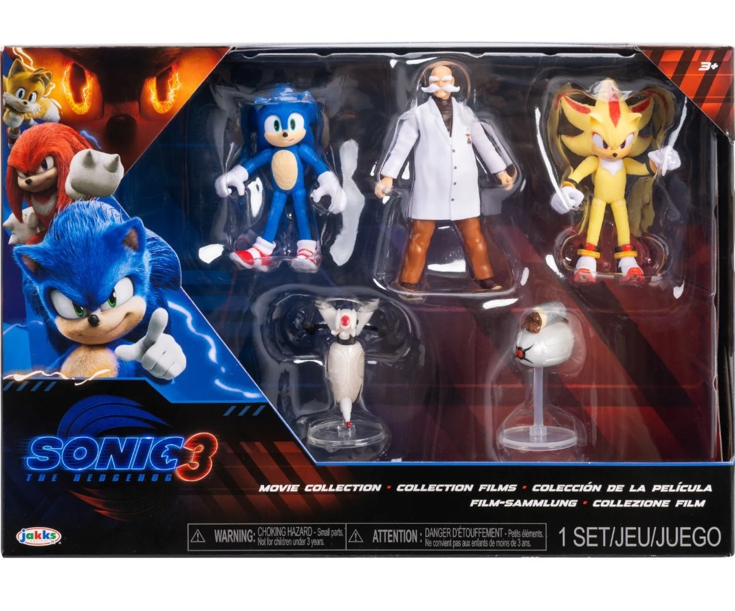 Sonic The Hedgehog 3 Action Figure Multi-Pack [Movie Collection