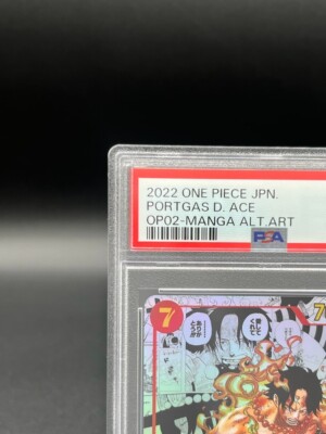 PSA 10 Portgas D Ace OP02-013 SR Comic Parallel Manga Alt Art ONE