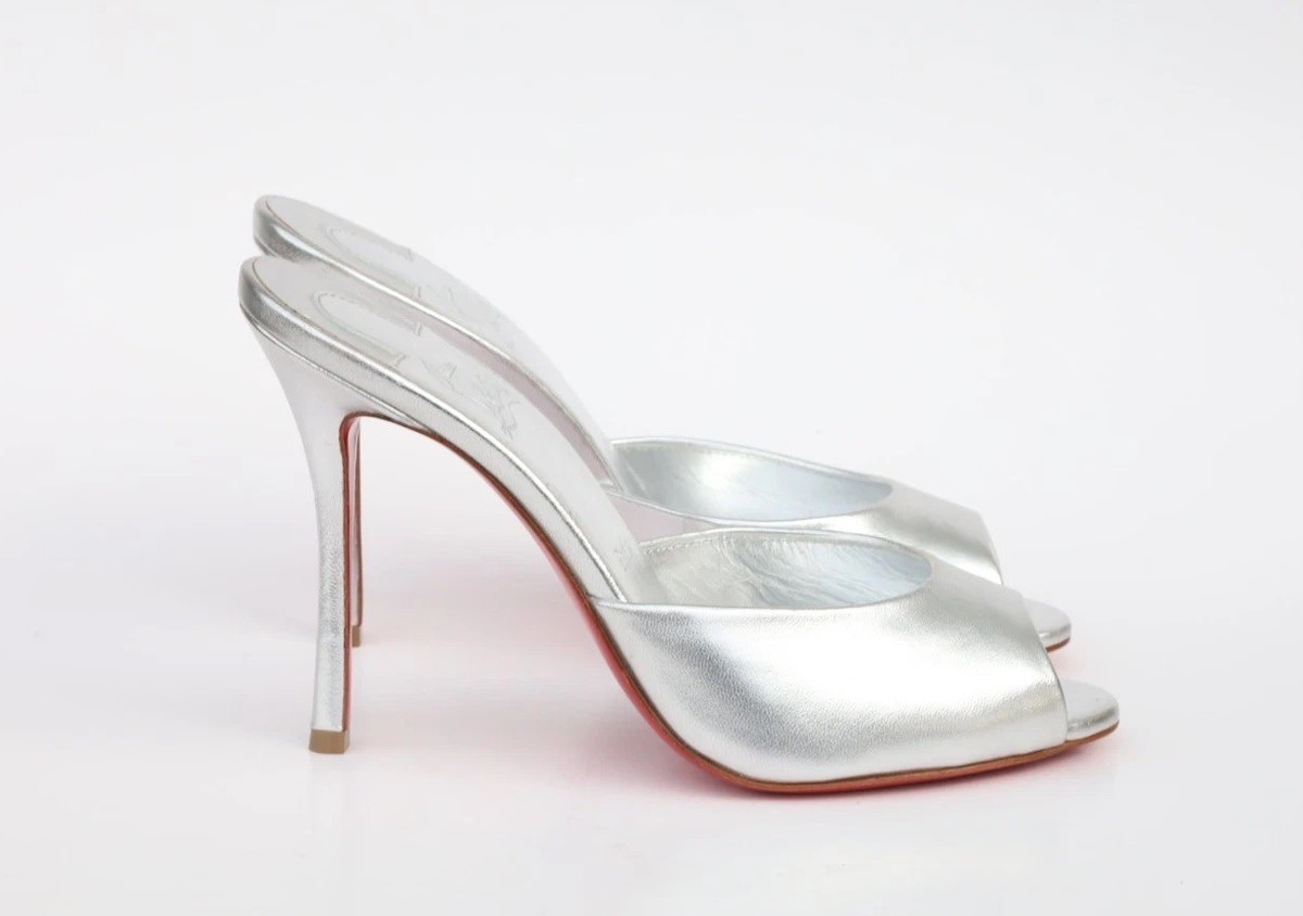 Christian Louboutin Me Dolly 85mm Sandal Heels Size 37 - US 7 in