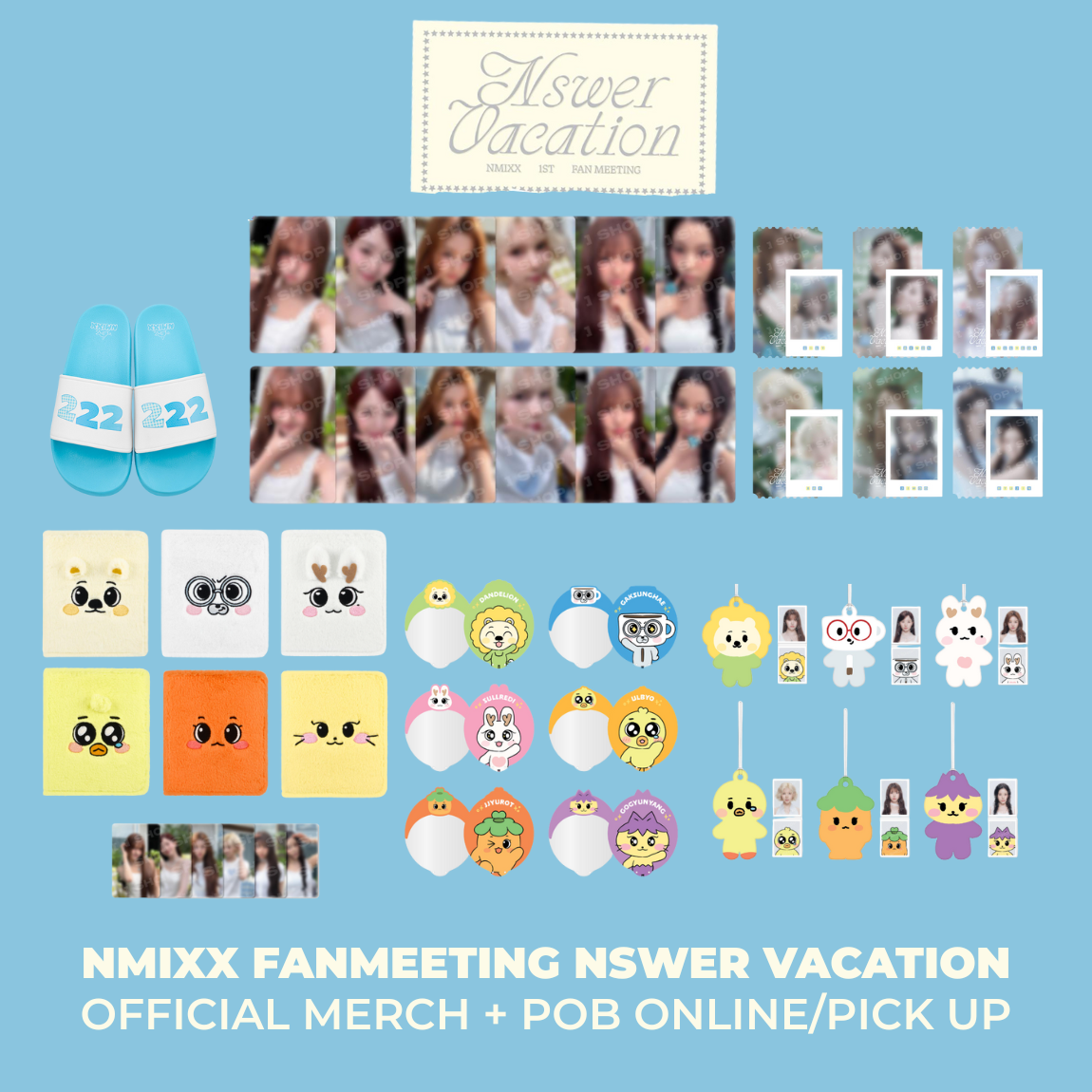 NMIXX FANMEETING NSWER VACATION MERCH POB ONLINE PICK UP PHOTOCARD