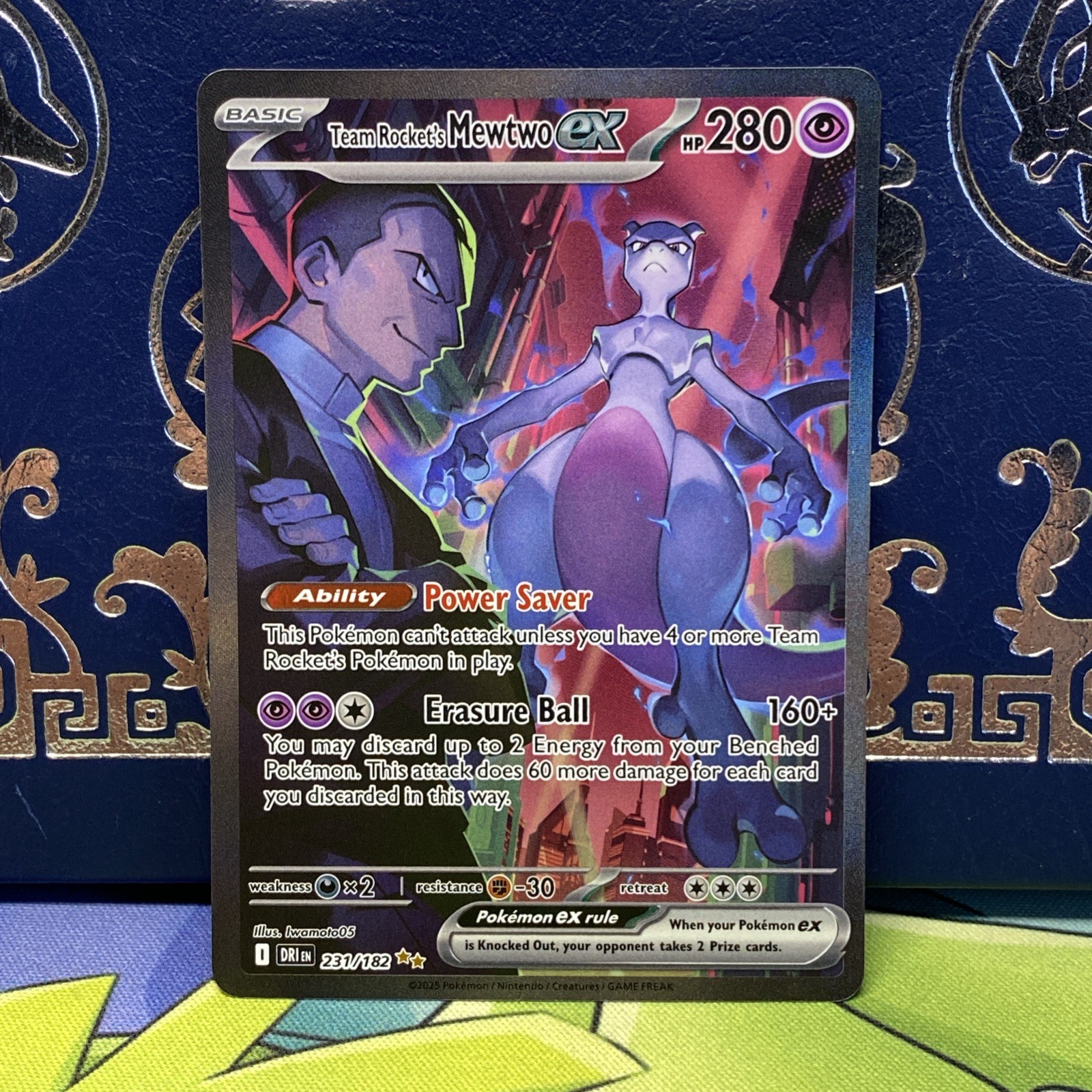 Team Rocket's Mewtwo ex 2025 Scarlet & Violet: Destined Rivals