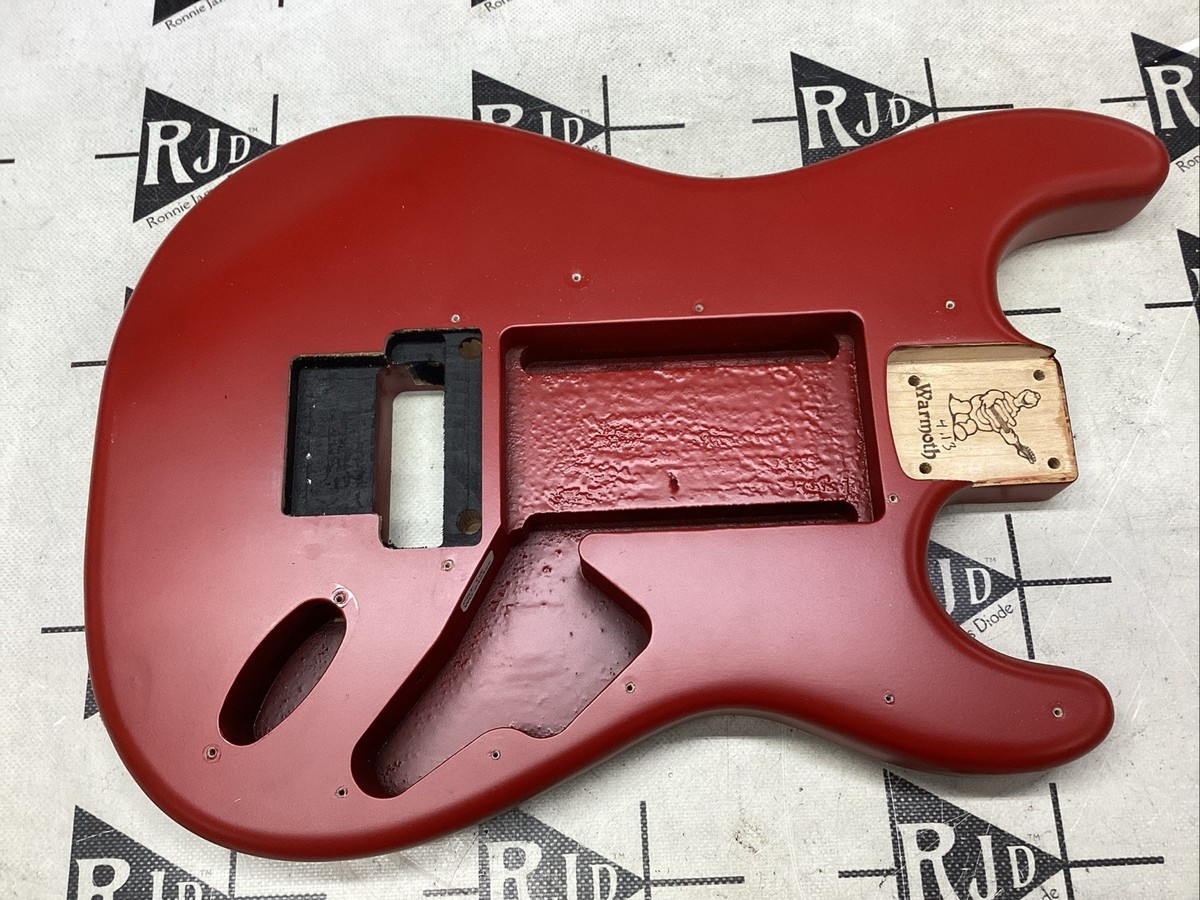 Warmoth Strat Electric Guitar Body Red Floyd | eBay