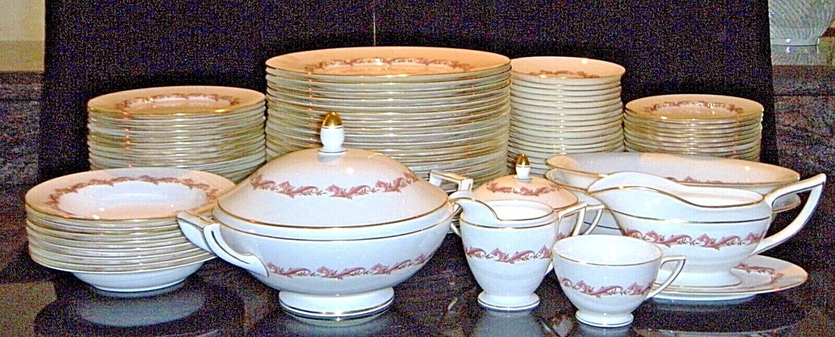 Huge Selection of Vintage MINTON Laurentian Pink Bone China