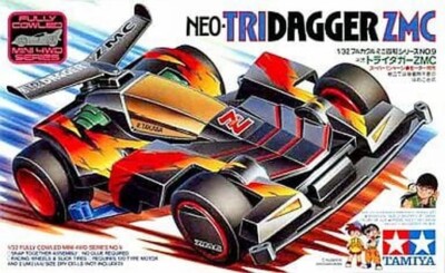 TAMIYA 1:32 MINI 4WD AUTO NEO-TRIDAGGER ZMC FULLY COWLED SERIE NO
