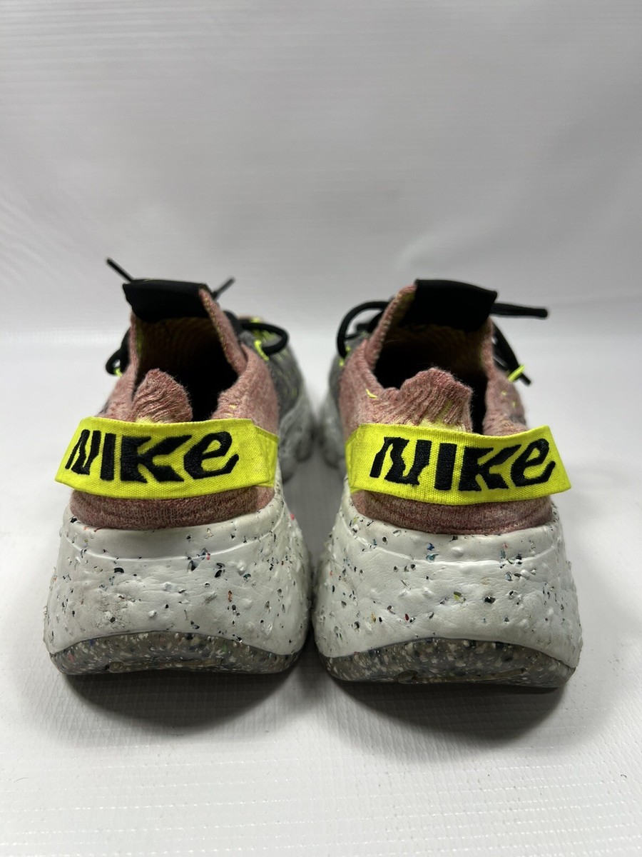 NIKE Space Hippie 04 Lemon Venom Pink gray CD3476-700 Knit Stretch