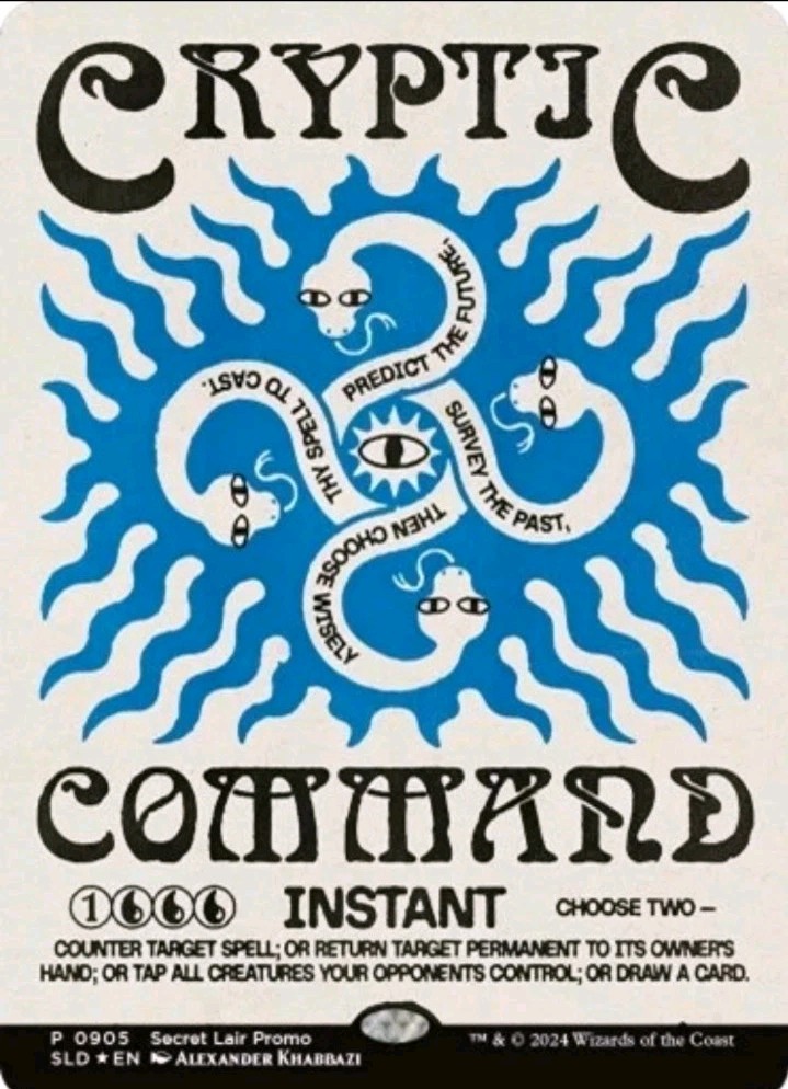 FOIL CRYPTIC COMMAND Secret Lair Drop SLD Promo #0905 Magic MTG | eBay