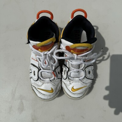 Nike Air More Uptempo Rayguns White/Orange Yellow DD9286-100 Kids