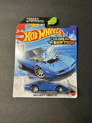 🔥🛞 Hot Wheels Color Shifters Blue 1980 Chevy Corvette