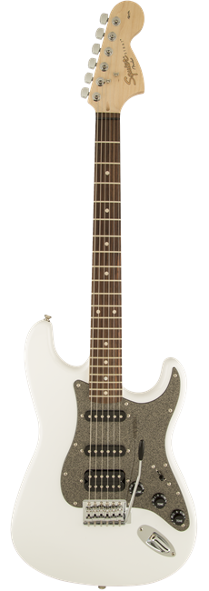 RARE ROSEWOOD! ~ NOS Fender Squier Affinity FAT STRAT White