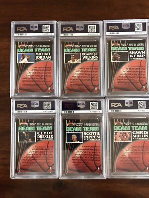 1992-93 Stadium Club Beam Team COMPLETE Set 1-21 NBA Jordan,Shaq