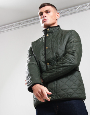 Barbour Cavendish Quilted Jacket in Olive MSRP$320 British Luxury