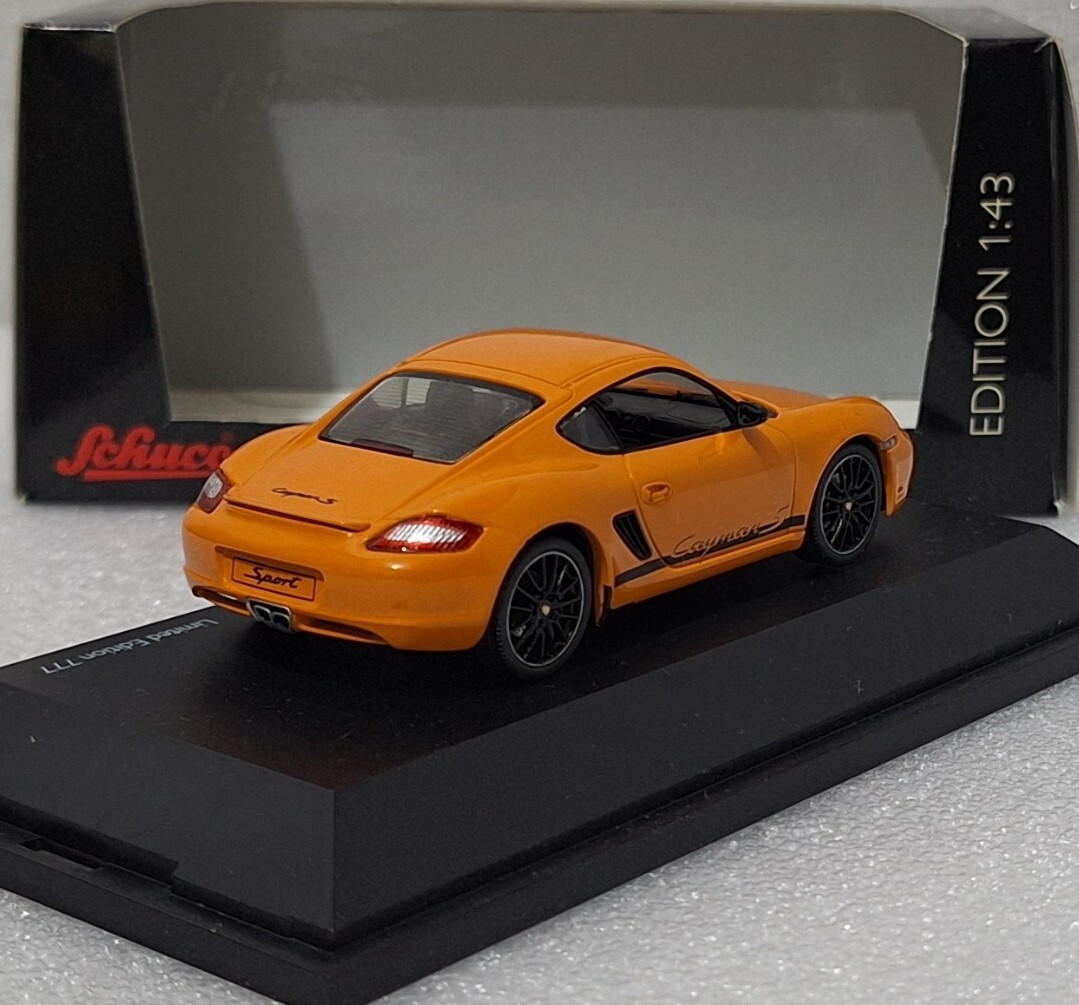 Porsche Cayman S Sport Orange 1:43 Schuco 04739 1 of 777 PCS