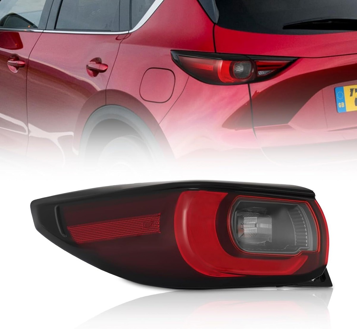 Full LED Left Driver Side Tail Light Lamp For 2022-2024 Mazda CX5