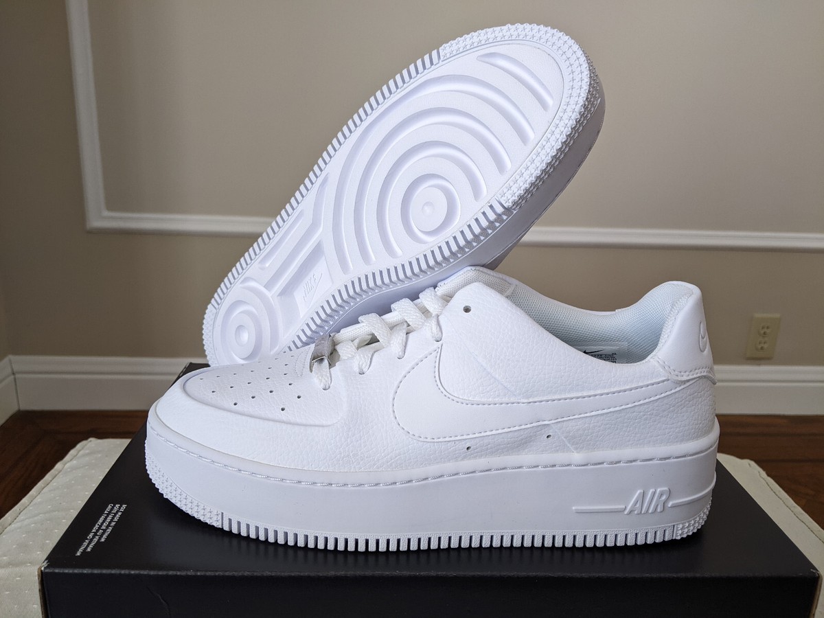 W Nike Air Force 1 One Low Sage AF1 Triple White AR5339 100 Shoe