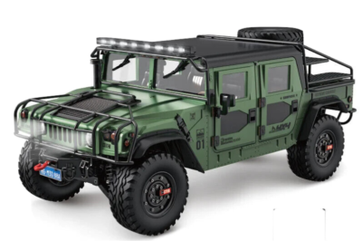 RC 1/10 HUMMER 4X4 Truck Full Option Pro 2-Speed/Sounds/LED/Smoke